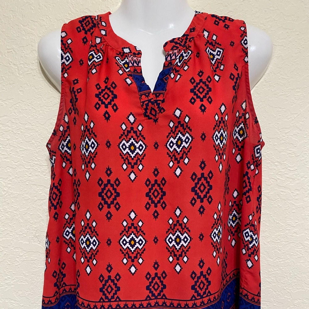 3 x $20 OR 2 x $15 - Aztec pattern blouse